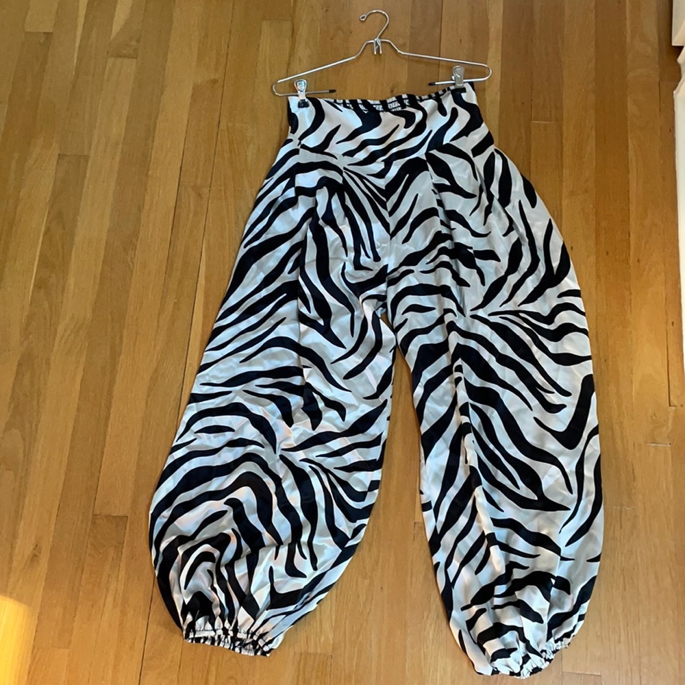 Nili Lotan Ibiza float zebra pants